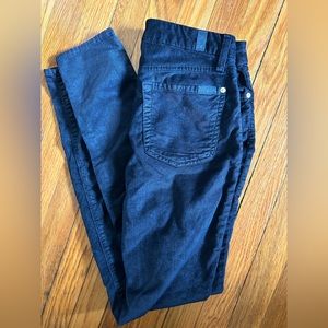 7 For All Mankind Navy Corduroy Pants